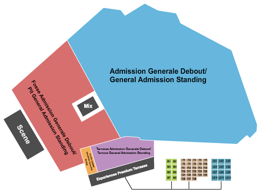 Parc Jean-Drapeau Iron Maiden Seating Chart